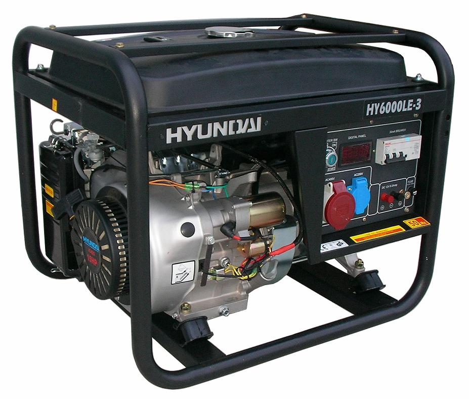 Генератор бензиновый Hyundai HY 9000LER-3