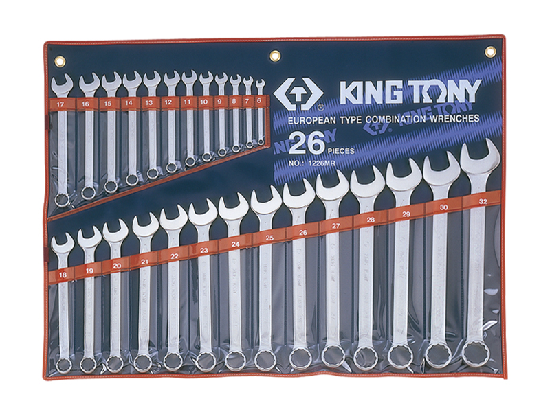Набор комбинированных ключей МАСТАК, 6-32 мм, 26 предметов