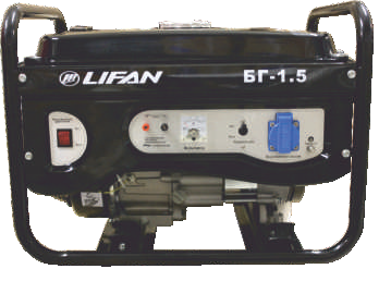 Бензиновый генератор  Lifan 1.5GF-3