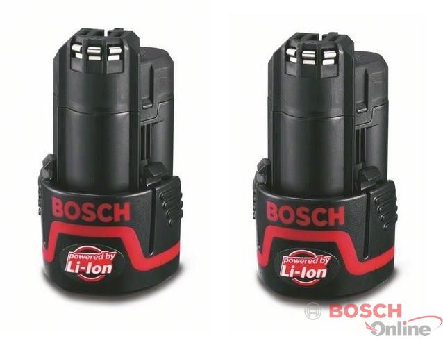 Аккумулятор BOSCH Professional Li-Ion 2 шт x 10,8 В; 1,5 Ач