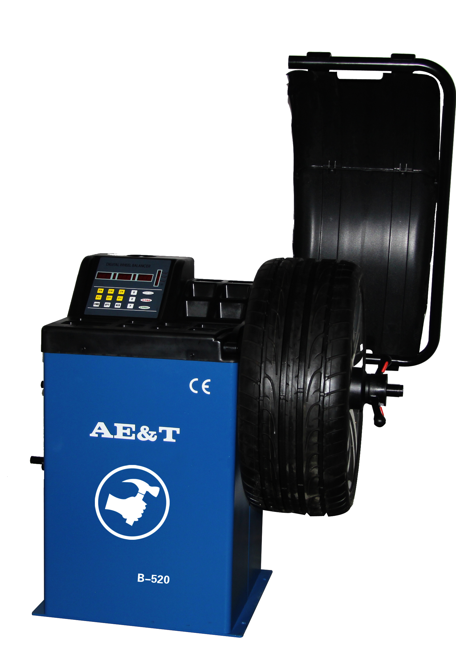 Балансировочный стенд AE&T В-820 для литых колес, автоввод 2 параметров