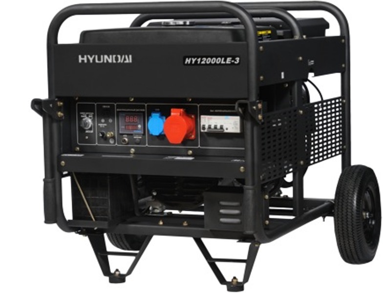 Генератор бензиновый Hyundai HY 12000LE-3