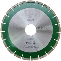 Сегментный алмазный диск DIAM Granite с водяным охлаждением