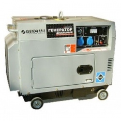 Дизельный малошумный генератор GSDG-6000SATS (GENCTAB)